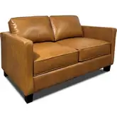 4040 Loveseat in Chestnut Top Grain Leather